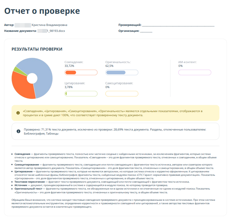 Проверка уникальности Антиплагиат Фокс